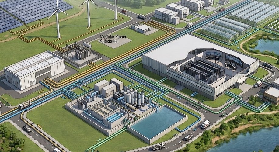 Central Chiller Plant Manager CPM schematic in Niagara 4